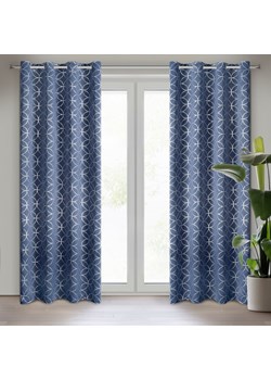 ZASŁONA GOTOWA ABELLA 135 X 250 CM GRANATOWY ze sklepu lenaodniemowlakadoszkolniaka.pl w kategorii Zasłony - zdjęcie 187399154