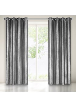 ZASŁONA GOTOWA GLOSSY 140 X 250 CM CZARNY ze sklepu lenaodniemowlakadoszkolniaka.pl w kategorii Zasłony - zdjęcie 187399334