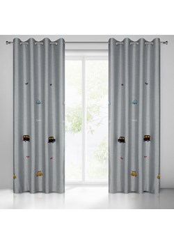 ZASŁONA GOTOWA ALVIN 140 X 250 CM SREBRNY ze sklepu lenaodniemowlakadoszkolniaka.pl w kategorii Zasłony - zdjęcie 187399582