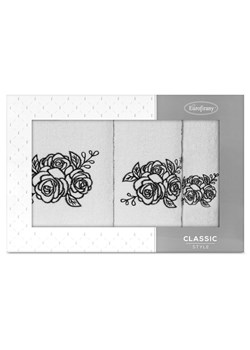 KOMPLET RĘCZNIKÓW 3 56 X 36 X 7 CM BIAŁY ze sklepu lenaodniemowlakadoszkolniaka.pl w kategorii Ręczniki - zdjęcie 187399934