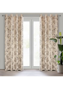 ZASŁONA GOTOWA GLORIA2 140 X 250 CM BEŻOWY ze sklepu lenaodniemowlakadoszkolniaka.pl w kategorii Zasłony - zdjęcie 187400351