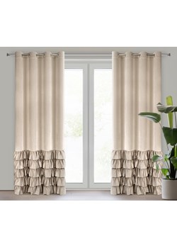 ZASŁONA GOTOWA DANI 140 X 250 CM BEŻOWY ze sklepu lenaodniemowlakadoszkolniaka.pl w kategorii Zasłony - zdjęcie 187401412