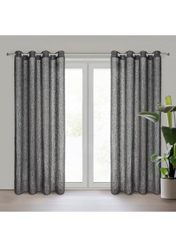 ZASŁONA GOTOWA SELMA 135 X 250 CM CZARNY ze sklepu lenaodniemowlakadoszkolniaka.pl w kategorii Zasłony - zdjęcie 187401531