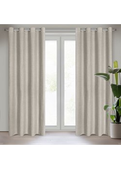 ZASŁONA GOTOWA MADISON 140 X 250 CM BEŻOWY ze sklepu lenaodniemowlakadoszkolniaka.pl w kategorii Zasłony - zdjęcie 187402744