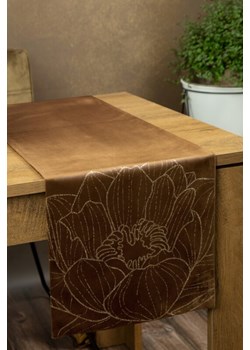 OBRUS BLINK 13 35 X 180 CM BRĄZOWY ze sklepu lenaodniemowlakadoszkolniaka.pl w kategorii Obrusy i bieżniki - zdjęcie 187402891