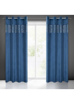 ZASŁONA GOTOWA MARGOT 140 X 250 CM GRANATOWY ze sklepu lenaodniemowlakadoszkolniaka.pl w kategorii Zasłony - zdjęcie 187402983