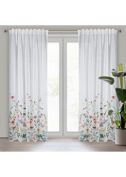 ZASŁONA GOTOWA DOLLY NA TAŚMIE 140 X 270 CM BIAŁY ze sklepu lenaodniemowlakadoszkolniaka.pl w kategorii Zasłony - zdjęcie 187403364