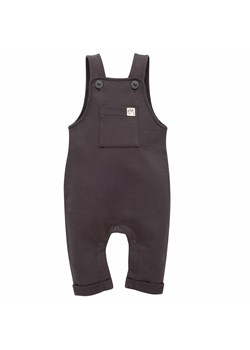 Spodnie ogrodniczki niemowlęce grafitowe Olivier Pinokio ze sklepu lenaodniemowlakadoszkolniaka.pl w kategorii Spodnie i półśpiochy - zdjęcie 187403923