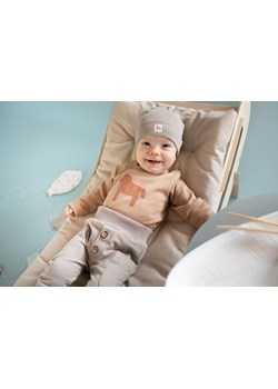 Czapka niemowlęca beżowa pinokio Wooden Pony wyprawka dla noworodka ze sklepu lenaodniemowlakadoszkolniaka.pl w kategorii Czapki dziecięce - zdjęcie 187404763