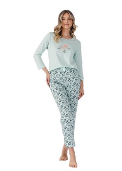 Leveza piżama damska bawełna Asyja 1480 zielony rozmiar L ze sklepu lenaodniemowlakadoszkolniaka.pl w kategorii Piżamy damskie - zdjęcie 187405763