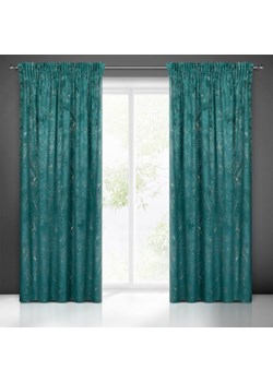 ZASŁONA GOTOWA NADIA NA TAŚMIE 140 X 300 CM CIEMNOTURKUSOWY ze sklepu lenaodniemowlakadoszkolniaka.pl w kategorii Zasłony - zdjęcie 187406380