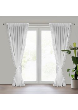 FIRANA GOTOWA KAREN NA TAŚMIE 140 X 270 CM BIAŁY ze sklepu lenaodniemowlakadoszkolniaka.pl w kategorii Firany - zdjęcie 187406610