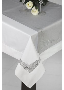 OBRUS DEKORACYJNY 145 X 280 CM POPIELATY ze sklepu lenaodniemowlakadoszkolniaka.pl w kategorii Obrusy i bieżniki - zdjęcie 187407201