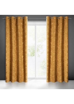 ZASŁONA GOTOWA LIVIA 140 X 250 CM ZŁOCISTY ze sklepu lenaodniemowlakadoszkolniaka.pl w kategorii Zasłony - zdjęcie 187407291