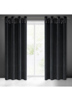 ZASŁONA GOTOWA JASPER 140 X 250 CM CZARNY ze sklepu lenaodniemowlakadoszkolniaka.pl w kategorii Zasłony - zdjęcie 187407591