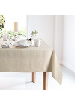 OBRUS SPARKLE 140 X 220 CM KREMOWY ze sklepu lenaodniemowlakadoszkolniaka.pl w kategorii Obrusy i bieżniki - zdjęcie 187407701