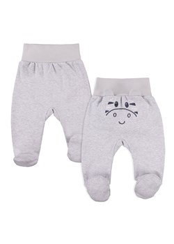 Półśpiochy niemowlęce wcześniak wyprawka Eevi Baby love szare ze sklepu lenaodniemowlakadoszkolniaka.pl w kategorii Spodnie i półśpiochy - zdjęcie 187407893