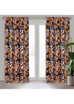 ZASŁONA GOTOWA ZOJA NA TAŚMIE 140 X 270 CM CZARNY ze sklepu lenaodniemowlakadoszkolniaka.pl w kategorii Zasłony - zdjęcie 187409350