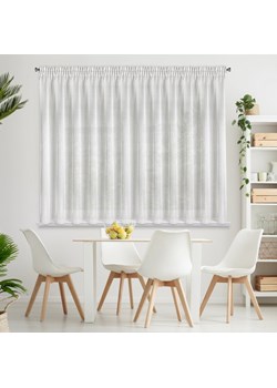 FIRANA GOTOWA SIBEL NA TAŚMIE 300 X 150 CM BIAŁY ze sklepu lenaodniemowlakadoszkolniaka.pl w kategorii Firany - zdjęcie 187409464