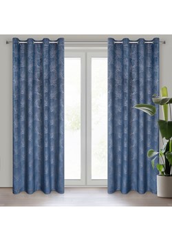 ZASŁONA GOTOWA GOJA 140 X 250 CM GRANATOWY ze sklepu lenaodniemowlakadoszkolniaka.pl w kategorii Zasłony - zdjęcie 187409971