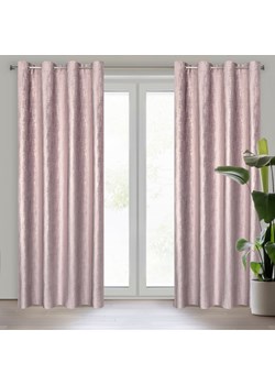 ZASŁONA GOTOWA MARSALA 140 X 250 CM RÓŻOWY ze sklepu lenaodniemowlakadoszkolniaka.pl w kategorii Zasłony - zdjęcie 187410133