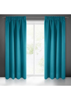 ZASŁONA GOTOWA LOGAN NA TAŚMIE 135 X 270 CM MORSKI ze sklepu lenaodniemowlakadoszkolniaka.pl w kategorii Zasłony - zdjęcie 187410154