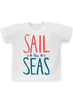 Koszulka T-shirt Pinokio Little Fish 74 paski ze sklepu lenaodniemowlakadoszkolniaka.pl w kategorii T-shirty chłopięce - zdjęcie 187410253