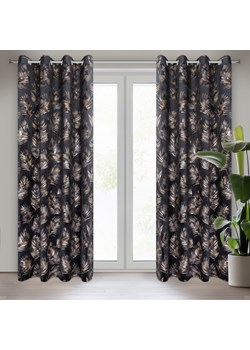 ZASŁONA GOTOWA GLORIA2 140 X 250 CM CZARNY ze sklepu lenaodniemowlakadoszkolniaka.pl w kategorii Zasłony - zdjęcie 187410554