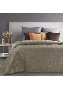 NARZUTA SOFIA 200 X 220 CM BRĄZOWY ze sklepu lenaodniemowlakadoszkolniaka.pl w kategorii Narzuty i kapy - zdjęcie 187410622