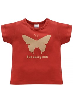 Bluzka bawełniana z krótkim rękawem dla dziewczynki Imagine Pinokio ze sklepu lenaodniemowlakadoszkolniaka.pl w kategorii Kaftaniki i bluzki - zdjęcie 187411093