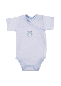 Body z krótkim rękawem rozpinane niemowlęce dla chłopca Eevi Baby love ze sklepu lenaodniemowlakadoszkolniaka.pl w kategorii Body niemowlęce - zdjęcie 187411551