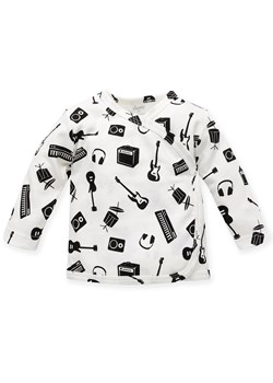 Kaftanik niemowlęcy dla chłopca rozpinany Lets rock Pinokio ze sklepu lenaodniemowlakadoszkolniaka.pl w kategorii Kaftaniki i bluzki - zdjęcie 187412070