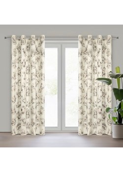 ZASŁONA GOTOWA GLORIA2 140 X 250 CM KREMOWY ze sklepu lenaodniemowlakadoszkolniaka.pl w kategorii Zasłony - zdjęcie 187412281