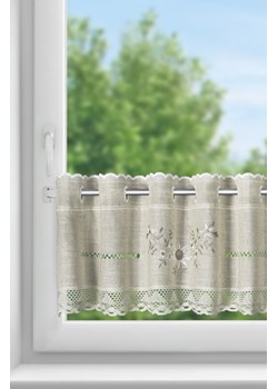 FIRANA GOTOWA VERONICA NA TAŚMIE 150 X 30 CM BEŻOWY ze sklepu lenaodniemowlakadoszkolniaka.pl w kategorii Firany - zdjęcie 187412310