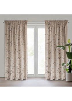 ZASŁONA GOTOWA SELENA NA TAŚMIE 140 X 270 CM BEŻOWY ze sklepu lenaodniemowlakadoszkolniaka.pl w kategorii Zasłony - zdjęcie 187413490