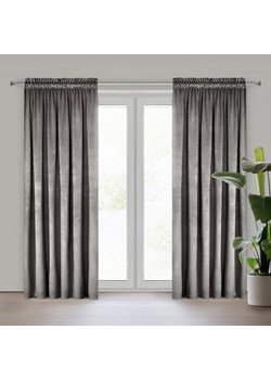 ZASŁONA GOTOWA PIERRE NA TAŚMIE 140 X 300 CM STALOWY ze sklepu lenaodniemowlakadoszkolniaka.pl w kategorii Zasłony - zdjęcie 187414341