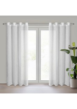 ZASŁONA GOTOWA SELMA 135 X 250 CM BIAŁY ze sklepu lenaodniemowlakadoszkolniaka.pl w kategorii Zasłony - zdjęcie 187414940