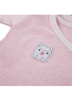 Body z długim rękawem rozpinane niemowlęce dla dziewczynki Eevi Baby love ze sklepu lenaodniemowlakadoszkolniaka.pl w kategorii Body niemowlęce - zdjęcie 187415100