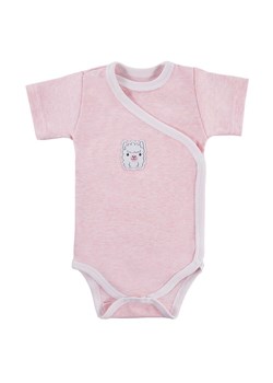 Body z krótkim rękawem rozpinane niemowlęce dla dziewczynki Eevi Baby love ze sklepu lenaodniemowlakadoszkolniaka.pl w kategorii Body niemowlęce - zdjęcie 187415654