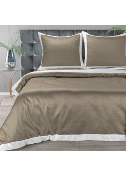 KOMPLET POŚCIELI LAURA 160 X 200 CM CIEMNOBEŻOWY ze sklepu lenaodniemowlakadoszkolniaka.pl w kategorii Pościele - zdjęcie 187416783