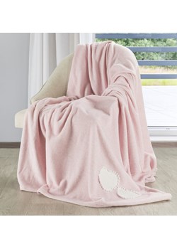 KOC HEART 150 X 200 CM RÓŻOWY ze sklepu lenaodniemowlakadoszkolniaka.pl w kategorii Narzuty i kapy - zdjęcie 187418440