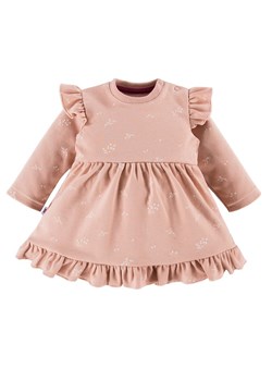 Sukienka długi rękaw dla dziewczynki beżowa Eevi Bloom ze sklepu lenaodniemowlakadoszkolniaka.pl w kategorii Sukienki niemowlęce - zdjęcie 187419311