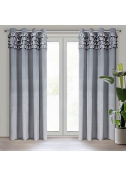 ZASŁONA GOTOWA ERIN 140 X 250 CM SZARY ze sklepu lenaodniemowlakadoszkolniaka.pl w kategorii Zasłony - zdjęcie 187421073