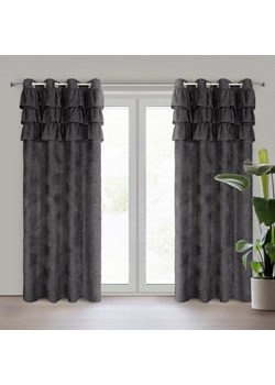 ZASŁONA GOTOWA AGIS 2 140 X 250 CM CZARNY ze sklepu lenaodniemowlakadoszkolniaka.pl w kategorii Zasłony - zdjęcie 187424582