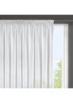 FIRANA GOTOWA ESEL NA TAŚMIE 350 X 150 CM BIAŁY ze sklepu lenaodniemowlakadoszkolniaka.pl w kategorii Firany - zdjęcie 187424663