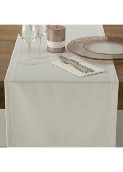 OBRUS VELVET 40 X 140 CM BIAŁY ze sklepu lenaodniemowlakadoszkolniaka.pl w kategorii Obrusy i bieżniki - zdjęcie 187424944