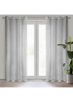 FIRANA GOTOWA AMANDA 140 X 250 CM SZARY ze sklepu lenaodniemowlakadoszkolniaka.pl w kategorii Firany - zdjęcie 187425084