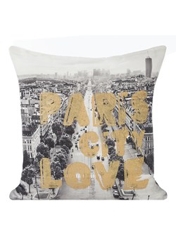 POSZEWKA PARIS 8 40 X 40 CM BIAŁY ze sklepu lenaodniemowlakadoszkolniaka.pl w kategorii Poszewki na poduszki - zdjęcie 187425343