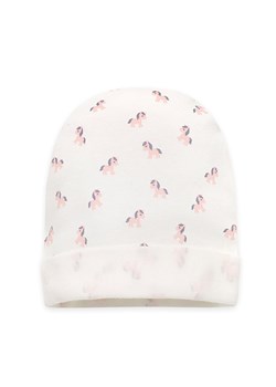 Czapka niemowlęca LOVELY DAY écru,koniki 68 ze sklepu lenaodniemowlakadoszkolniaka.pl w kategorii Czapki dziecięce - zdjęcie 187425520