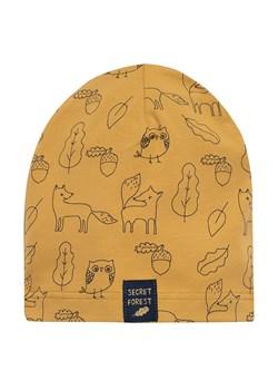 Czapka JJ SECRET FOREST żółty,liski 128/140 ze sklepu lenaodniemowlakadoszkolniaka.pl w kategorii Czapki dziecięce - zdjęcie 187425934